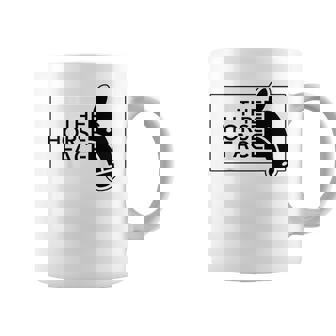 【バックプリント・背中側】ザ・ホース・フェイス The Horse Face 午年 馬 2026 パロディ コーヒーマグ - Kawaiitshirt