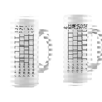 【今日何食べようかな そうめん】あみだくじ 麺 素麺 遊び心 おもしろ 面白い ユーモア ギャグ ネタ ウケ狙い 笑える コーヒーマグ - Kawaiitshirt