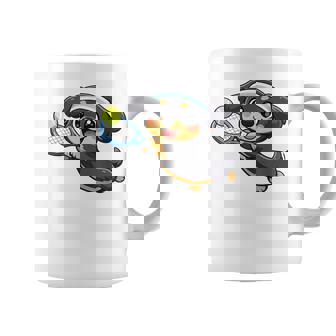 かわいい犬のテニス漫画アート コーヒーマグ - Kawaiitshirt