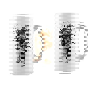 その壁を打ち破れ 三毛猫 福猫 面白 コーヒーマグ - Kawaiitshirt