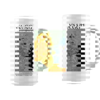 ひまわりと黒猫のヴィンテージアート 猫好き 猫飼い 猫 ネコ ねこくろねこ好き 面白い コーヒーマグ - Kawaiitshirt