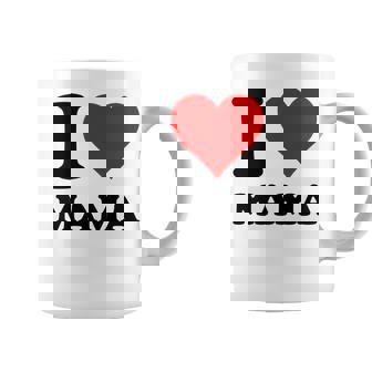 アイ・ラヴ・ママ 長袖tシャツ コーヒーマグ - Kawaiitshirt