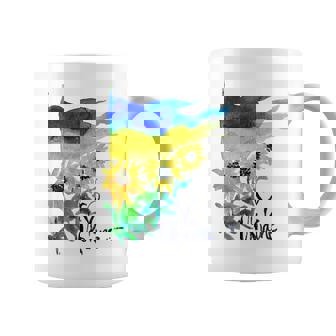 ウクライナ国旗 ひまわりの愛 ウクライナの強い服 コーヒーマグ - Kawaiitshirt