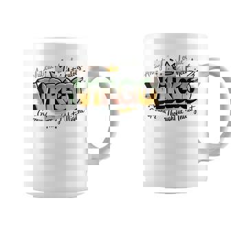 カラフルな乙女座の星座デザイン コーヒーマグ - Kawaiitshirt