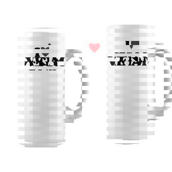 カントリーハートプライド-ファニーアイラブベトナム コーヒーマグ - Kawaiitshirt
