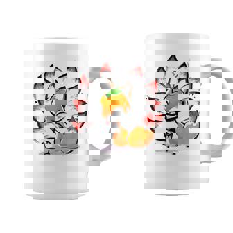 キタキツネ 狐 九尾 コーヒーマグ - Kawaiitshirt