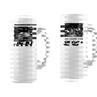 ゲット・アウト・アイズ コーヒーマグ - Kawaiitshirt