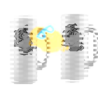 サングラスでかわいいポテチ リラックスポテチ コーヒーマグ - Kawaiitshirt