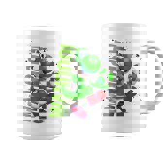 ザ・スーパーマリオギャラクシー・ムービー Action Yoshi コーヒーマグ - Kawaiitshirt