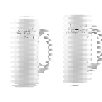 ジャズ、ソウル、クラシック音楽、ハートビートアコースティックギター コーヒーマグ - Kawaiitshirt