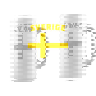 スウェーデンサッカースウェーデン国旗 ファンジャージ コーヒーマグ - Kawaiitshirt