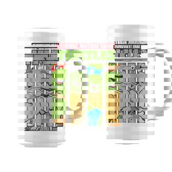 ティーンエイジ・ミュータント・ニンジャ・タートルズ フェイスパネル グラフィックtシャツ コーヒーマグ - Kawaiitshirt