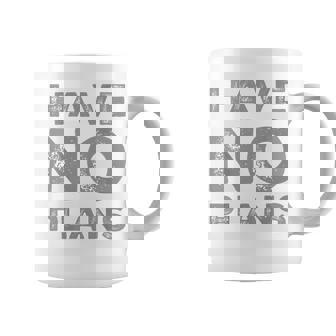 バックプリント テキスト For People Quotes Have No Plans コーヒーマグ - Kawaiitshirt