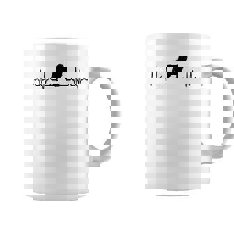 ハートビートドッグ-Ecgパルスビアデッドコリー コーヒーマグ - Kawaiitshirt