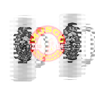 バックプリントのみ レトロ ヴィンテージ ガソリンスタンド ムスゴ ガソリンオイル コーヒーマグ - Kawaiitshirt