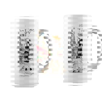 パリジャン エレガンス エッフェル塔 ファッション アート パリ フランス コーヒーマグ - Kawaiitshirt
