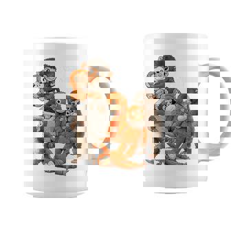 パンチ君 かわいい ポーズ 捨てられた ニホンザル モンキー パンチ コーヒーマグ - Kawaiitshirt