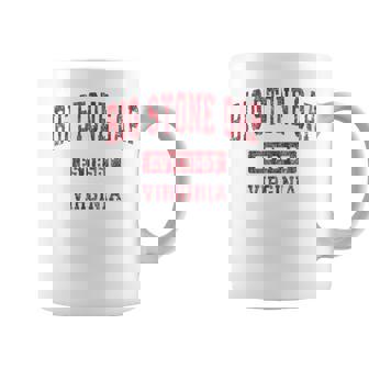 ビッグストーンギャップ バージニアバージニアva ヴィンテージスポーツデザイン レッドデザイン コーヒーマグ - Kawaiitshirt