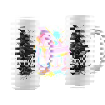 ピアノ ティー 楽器 ピアノ 長袖tシャツ コーヒーマグ - Kawaiitshirt