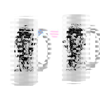 フィラ ブラジレイロ 犬 7月4日 アメリカ国旗 コーヒーマグ - Kawaiitshirt