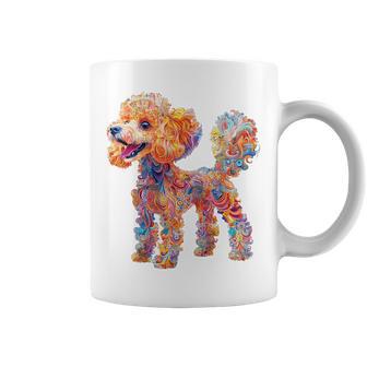 プードル 犬 モチーフ ペット イラスト プードル コーヒーマグ - Kawaiitshirt