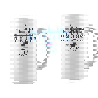 レイキャビク アイスランド アイスランド国旗 スカイライン プライド お土産 コーヒーマグ - Kawaiitshirt