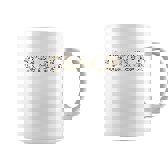 レオパードデザインのチアリーディングコーチ 面白いチアコーチ コーヒーマグ - Kawaiitshirt