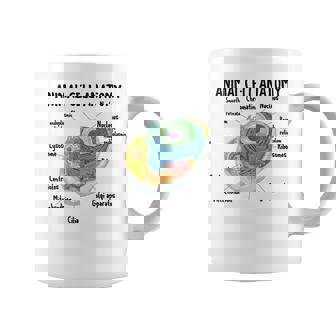 動物細胞の解剖学 生物学者 理科学生 コーヒーマグ - Kawaiitshirt