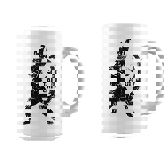 太極拳の練習をしている陽気な猫 陰陽 長袖tシャツ コーヒーマグ - Kawaiitshirt