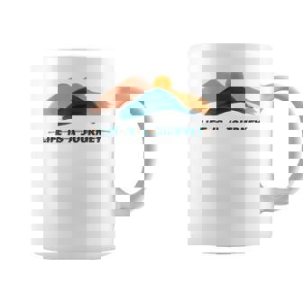 宗教神学 Life Is A Journey 宗教への旅 コーヒーマグ - Kawaiitshirt