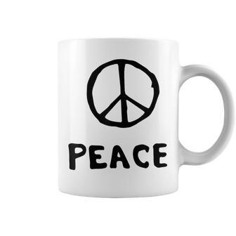 平和の印 平和のシンボル 世界平和 希望 調和 Peaceign World Peaceymbol Hope コーヒーマグ - Kawaiitshirt