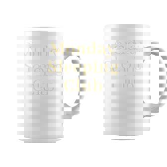 月曜日の睡眠クラブ 長袖tシャツ コーヒーマグ - Kawaiitshirt