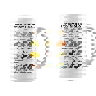 海洋ナメクジの種類科学海洋生物学チャート コーヒーマグ - Kawaiitshirt