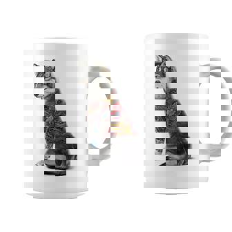 灰色オオカミ 伝統的な日本の龍の入れ墨 入泉 コーヒーマグ - Kawaiitshirt