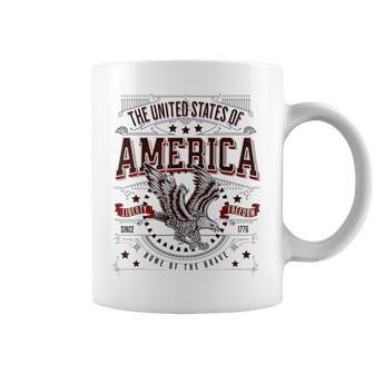米国アメリカンイーグル アメリカ国旗 パトリオット Usa 男性用 コーヒーマグ - Kawaiitshirt