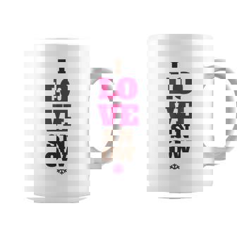 雪の冬が大好き コーヒーマグ - Kawaiitshirt