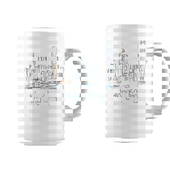 香港旅行 お土産 歴史的都市 ランドマーク ギフト コーヒーマグ - Kawaiitshirt