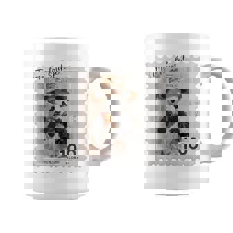 麦わら帽子 りんご パンダ 小さなパンダ 切手風 コーヒーマグ - Kawaiitshirt