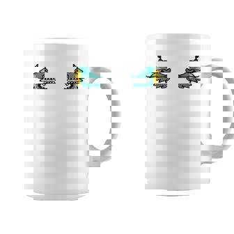 龍 ドラゴン 顔 対称 ポップアート 和風ユニークデザイン コーヒーマグ - Kawaiitshirt