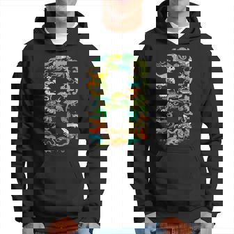 8E Anniversaire Pour Enfants Thème Lézards Pour Garçons De 8 Ans Sweat à capuche - Cadeauxyz