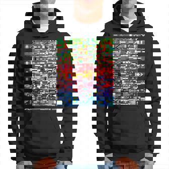 Banderas Del Mundo En Gradación De Color Banderas Nacionales Sudadera - Regaloses