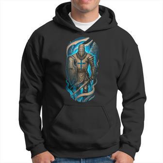 Caballero Cristiano Templario Guerrero De Cristo In Mangas Sudadera - Regaloses