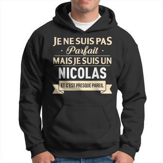 Cadeau Humour Nicolas Nom De Famille Sweat à capuche - Cadeauxyz