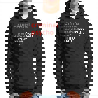 Camisa De Regalo Principal De Psicología Criminal Para Estudiantes De Psicología Sudadera - Regaloses