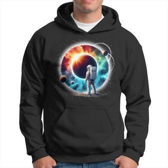 Camisa Espacial Astronauta Con Diseño De Luna Y Galaxia Sudadera - Regaloses