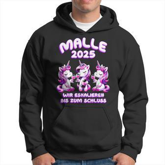 Damen Malle 2025 Einhorn Mädelsabend Mallorca Party Urlaub Kapuzenpullover - Geschenkecke