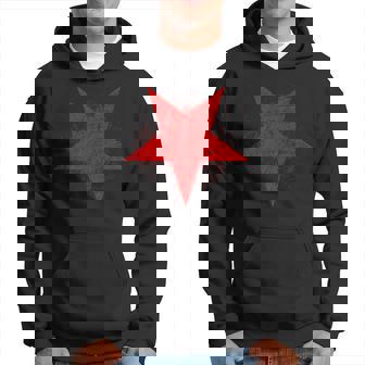 Estrella Roja Invertida De Cinco Puntasímbolo Sudadera - Regaloses