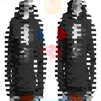 Français Avec Des Racines Turques Franco Turc Turquie Sweat à capuche - Cadeauxyz