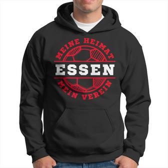 Fussball Kickenerein Essen Fan Heimat Ruhrpott Rot Weiss Kapuzenpullover - Geschenkecke