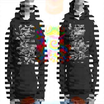 Grenouille Hippie Colorée Sweat à capuche - Cadeauxyz